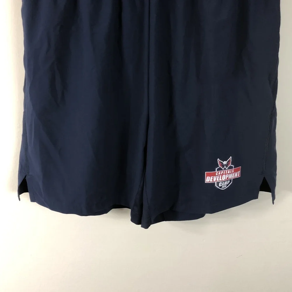 Fanatics NHL Washington Capitals 2024 Development Camp Game Shorts Sz L Navy
